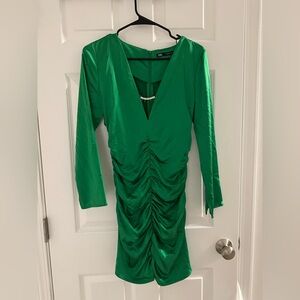 Zara Emerald Long Sleeve Dress